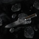 Набор ножей из дамасской стали HuoHou HU0073 Set of 5 Damascus Knife Sets (4 ножа + подставка) - Изображение 181165