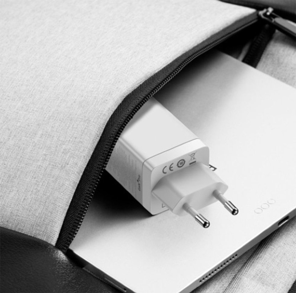 Сетевой адаптер Baseus GaN3 Pro 2CU 65W Белый кабель Type-C 1м 3890₽