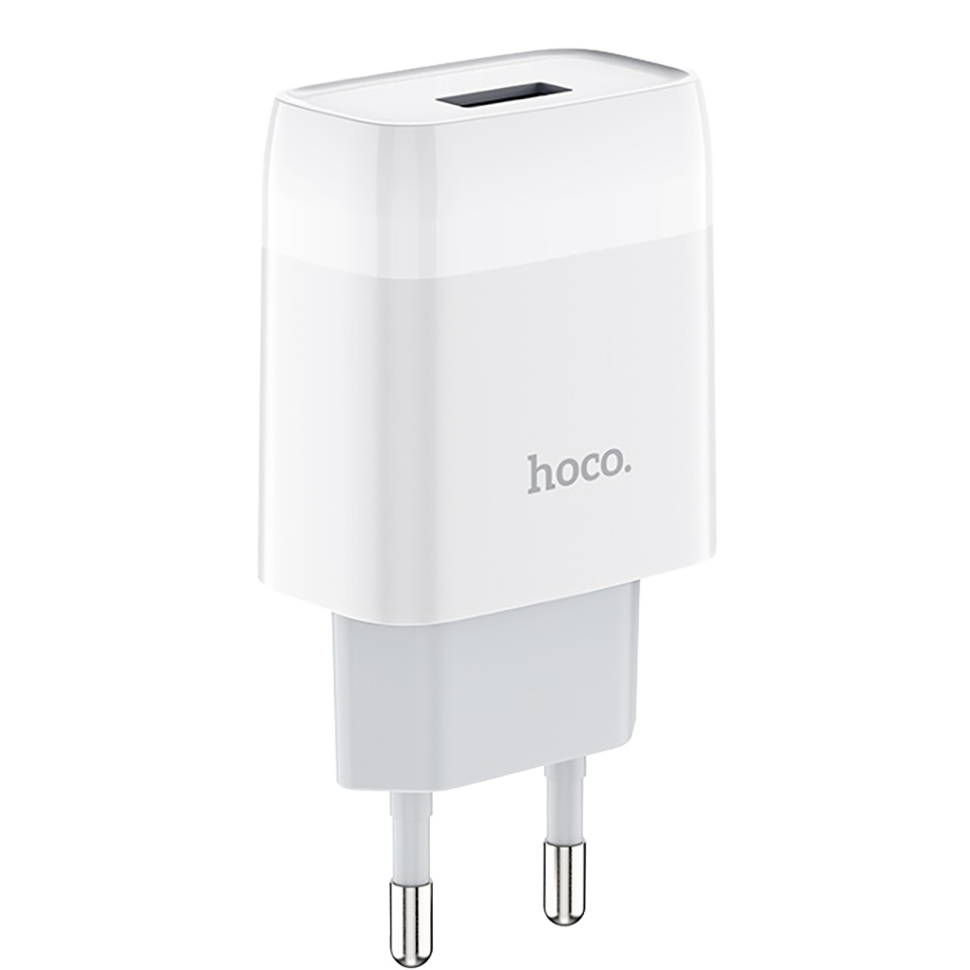 Сетевой адаптер HOCO C72A Glorious 2.1А Белый 