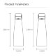 Термос Kiss Kiss Fish Smart Vacuum Bottle с OLED-дисплеем 475мл Оранжевый - Изображение 110826