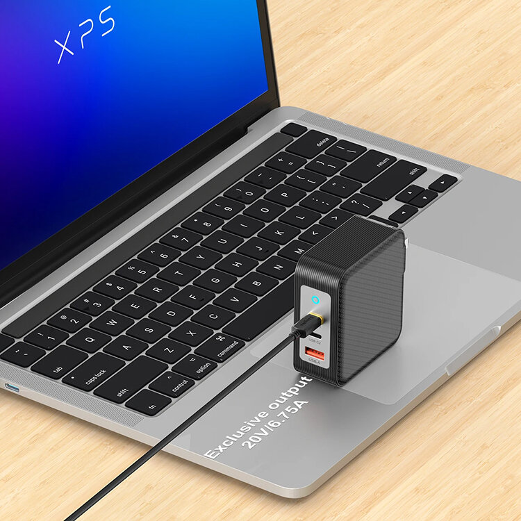 Сетевой адаптер KingMa 140W GaN USBType-C KM-PD140-EU 3890₽