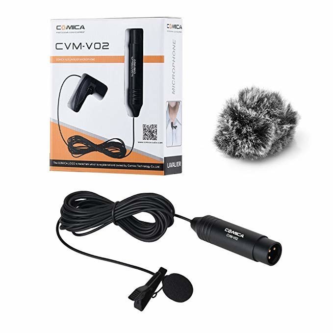 Микрофон петличный CoMica CVM-V02O 45м CVM-V02O45m