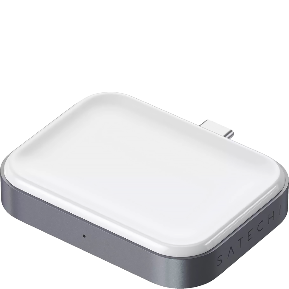 Беспроводная зарядка Satechi USB-C Wireless Charging Dock для AirPods Серый 