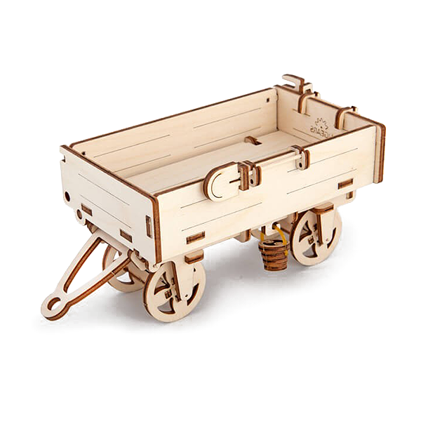 Конструктор 3D-пазл UGears - Прицеп к трактору 