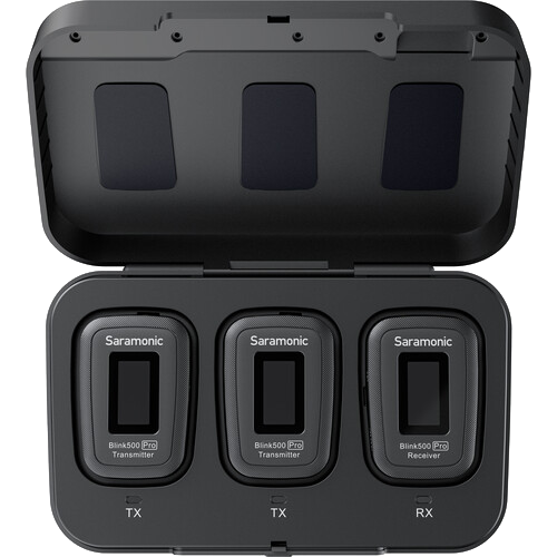 Радиосистема Saramonic Blink500 Pro B2 (RX+2TX) Чёрная 