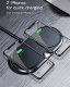 Беспроводная зарядка двойная Baseus Dual Wireless Charger с сетевым адаптером  Белая - Изображение 75365