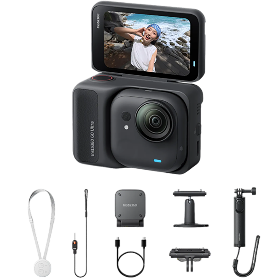 Экшн-камера Insta360 GO Ultra Creator Bundle Чёрная 