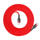 Кабель Baseus Cafule Type-C PD2.0 60W 2м Красный - Изображение 88777