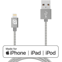 Артикул: 17683. Кабель REQUIRED Braided MFI Lightning - USB Графит