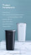 Урна для мусора Baseus Dust-free Trash Can Чёрная - Изображение 130383