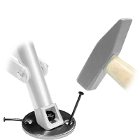 Артикул: 21684. Адаптер Manfrotto 087PA для крепления стоек к полу (3шт)