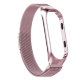 Миланский браслет для Mi Band 3/4 Milanese band Розовый - Изображение 96931