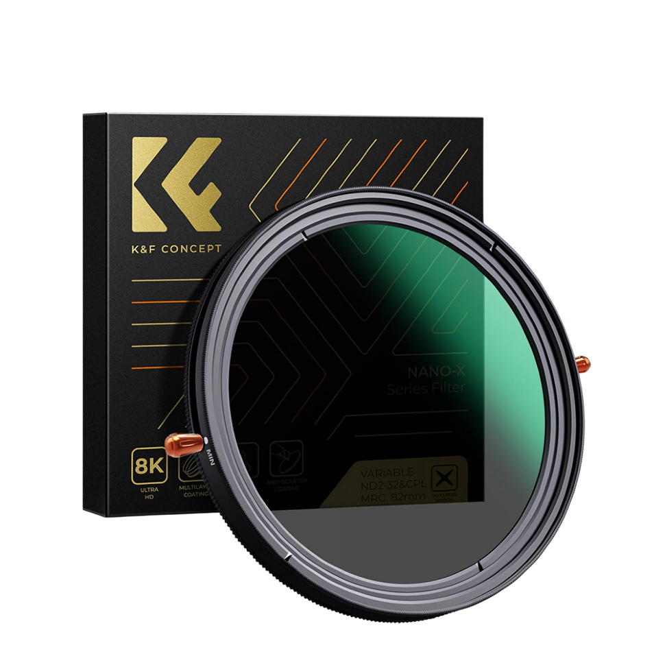 Светофильтр K&amp;F Concept Nano X-Pro CPL/ND2-32 82мм 