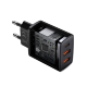 Сетевой адаптер Baseus Compact Quick Charger 2U+C 30W Чёрный - Изображение 192854