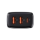 Сетевой адаптер Baseus Compact Quick Charger 2U+C 30W Чёрный - Изображение 192855