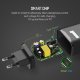 Сетевой адаптер Rock T12 PD travel charger Чёрный - Изображение 121349
