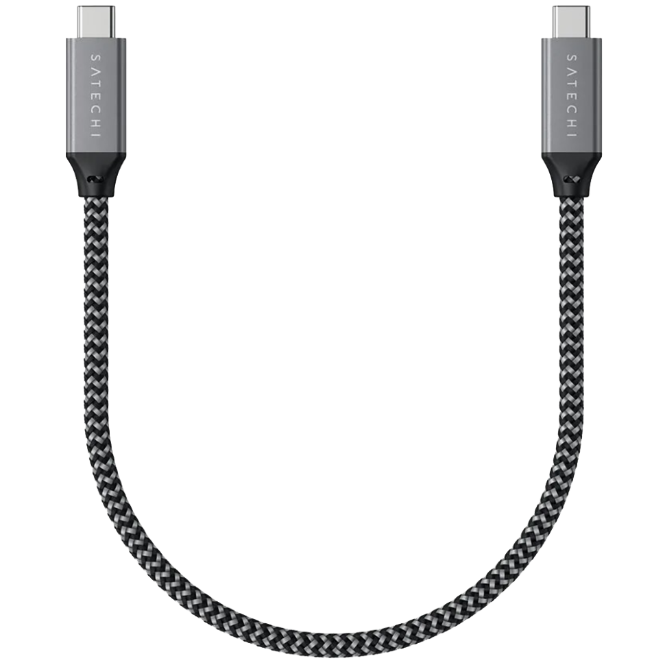 Кабель Satechi USB4 Type-C 25см Cерый 