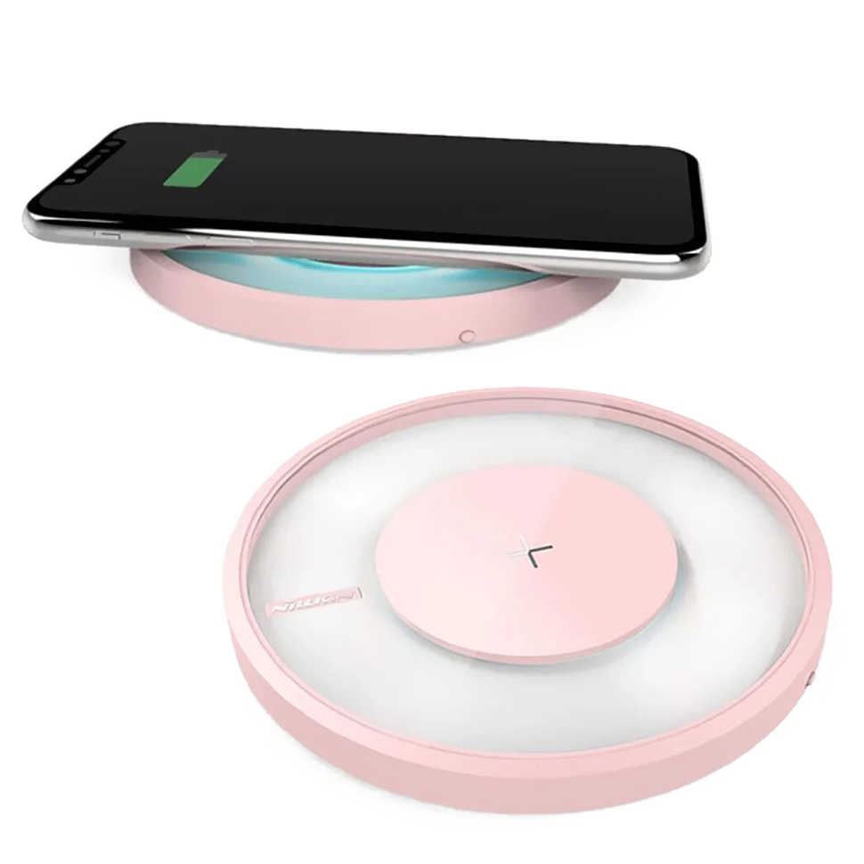 Беспроводная зарядка Nillkin Magic Disk 4 Розовая 