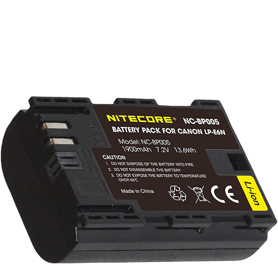 Аккумулятор Nitecore NC-BP005 (LP-E6N) 13.6Wh 