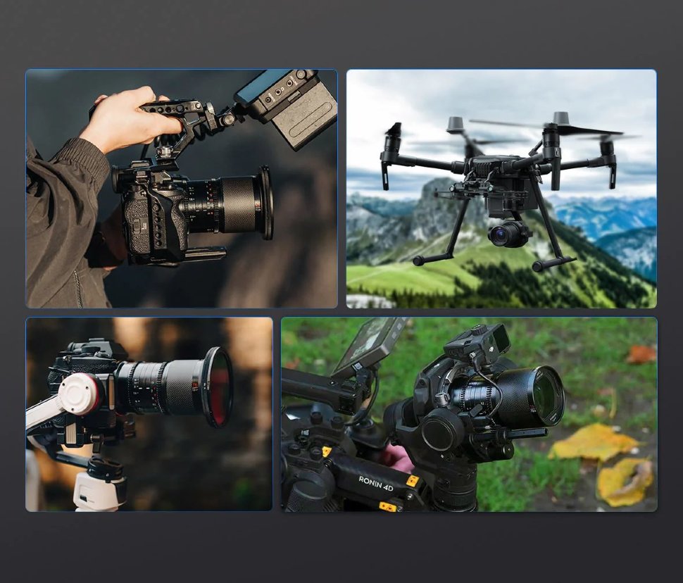 

Объектив Sirui Saturn 50mm T2.9 1.6x FF Anamorphic RF (Neutral Flare) Saturn RF50N