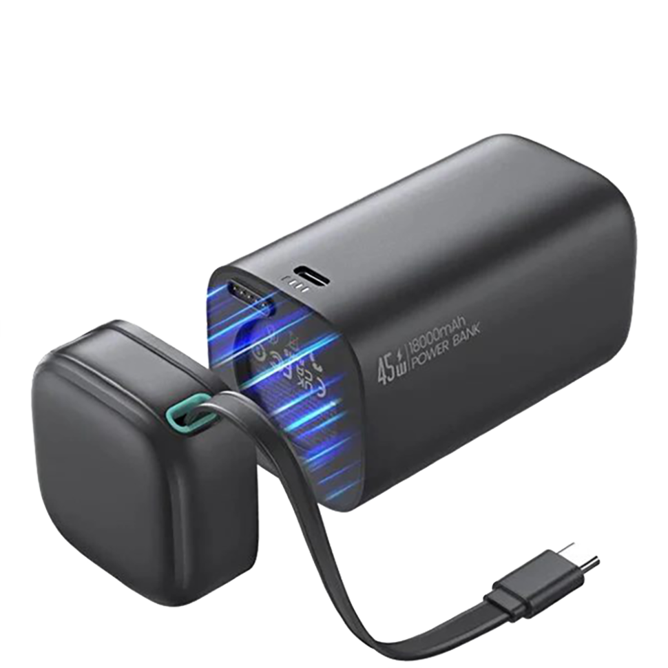 Внешний аккумулятор Usams US-CD216 PD45W 18000mAh Чёрный 