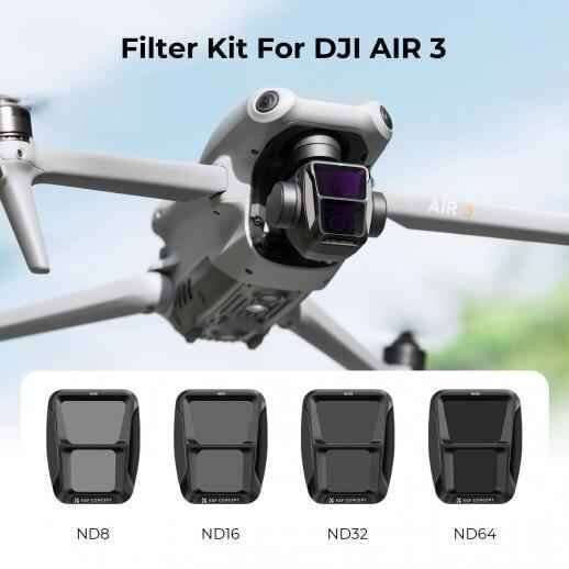 

Комплект светофильтров K&F Concept ND для DJI Air 3 (4шт) SKU.2063
