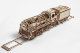 Конструктор 3D-пазл UGears - Локомотив с тендером - Изображение 49859