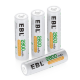 Комплект аккумуляторных батарей EBL AA 2800mAh (4шт) - Изображение 186413