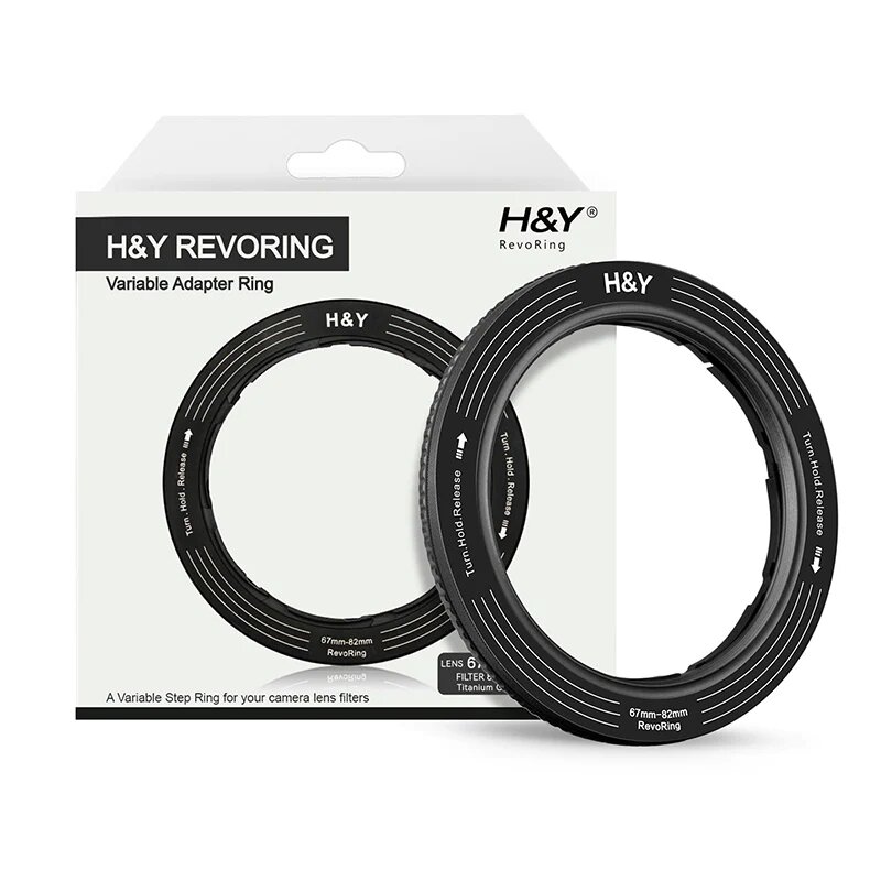 

Переходное кольцо H&Y RevoRing Variable Adapter 46-62мм для светофильтра 67мм Чёрное