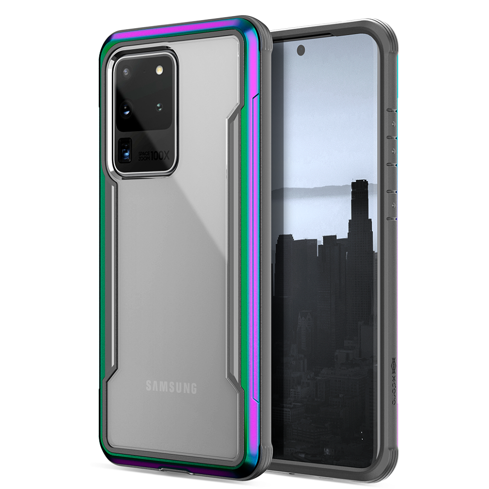 Чехол X-Doria Defense Shield для Galaxy S20 Ultra Переливающийся 
