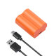 Аккумулятор SmallRig 4970 NP-W235 Type-C Оранжевый - Изображение 257123