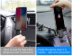 Автодержатель с беспроводной зарядкой Baseus Heukji Wireless Charger Gravity Car Mount Черный - Изображение 71138