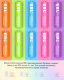 Комплект аккумуляторных батарей EBL Rainbow AA 2500mAh (10шт) - Изображение 186451