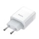 Сетевой адаптер HOCO C73A Glorious Белый + кабель Lightning 1м - Изображение 202860