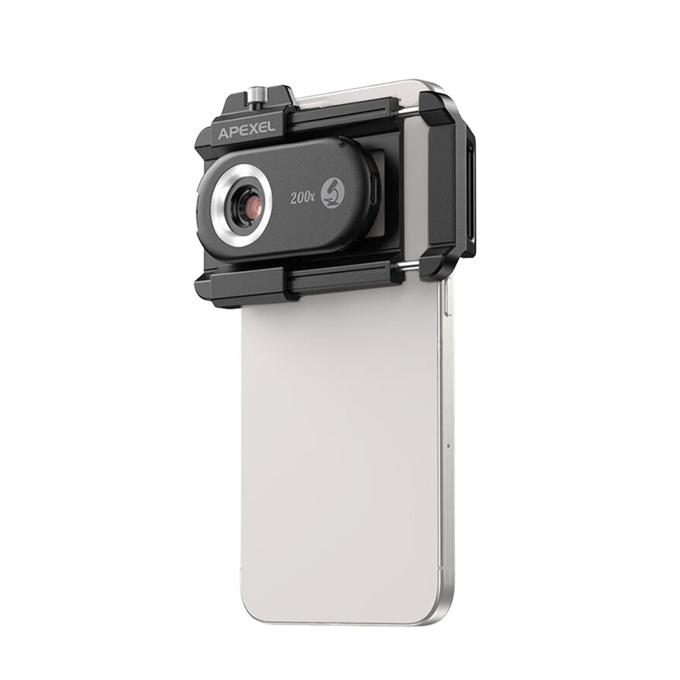 Объектив - микроскоп Apexel PhoneMicro 5 200x для смартфона 