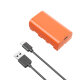 Аккумулятор SmallRig 4971 NP-F550 Type-C Оранжевый - Изображение 257027