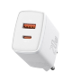 Сетевой адаптер Baseus Compact Quick Charger U+C 20W Белый - Изображение 192885
