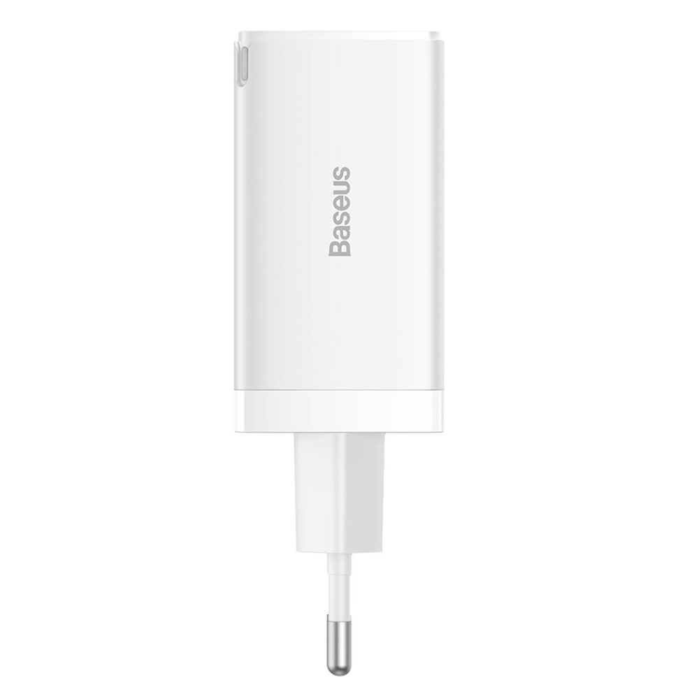Сетевой адаптер Baseus GaN5 Pro 65W EU Белый (+ кабель) 