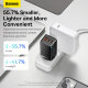 Сетевой адаптер Baseus GaN5 Pro 65W EU Белый (+ кабель) - Изображение 201269