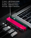 Хаб Baseus Transparent Type-C Красный - Изображение 107968
