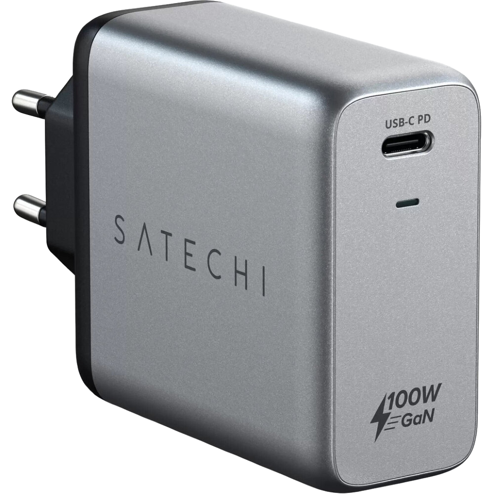 Сетевой адаптер Satechi GaN Compact Charger 100W Серый 