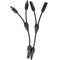 Артикул: 28987. Комплект кабелей EcoFlow MC4 для солнечной панели 0.3м (2шт)