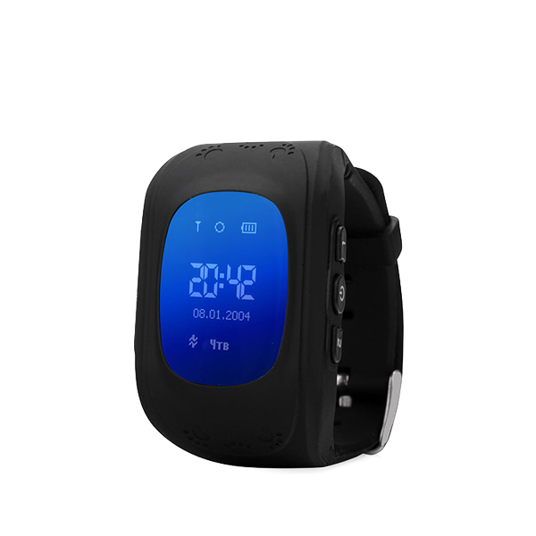 Детские GPS часы трекер Wonlex Q50 Черные 