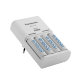 Зарядное устройство с аккумуляторами Panasonic eneloop K-KJ51MCC40E Basic Charger АА 1900 мАч BL1 - Изображение 115330