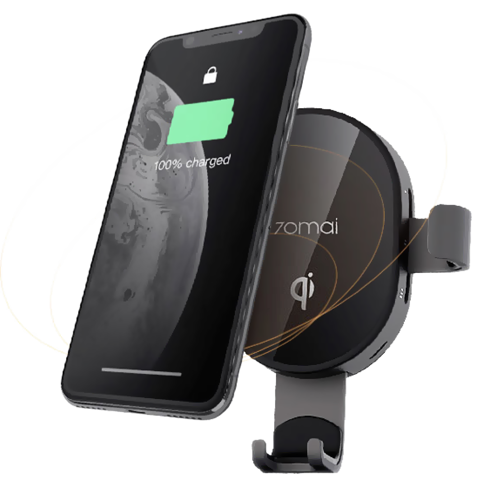 Автодержатель с беcпроводной зарядкой 70mai Wireless Car Charge Mount 