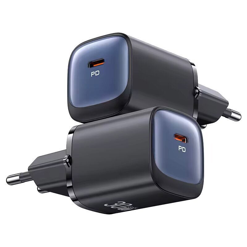 

Сетевой адаптер Usams CC251 30W GaN Чёрный CC251TC01