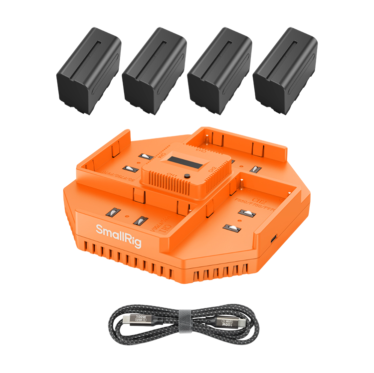

4 аккумулятора NP-F970 + зарядное устройство SmallRig 4834