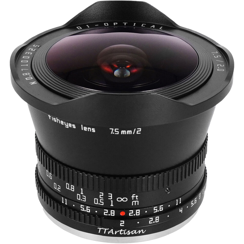 Объектив TTArtisan 7.5mm F2 Fisheye X-mount 