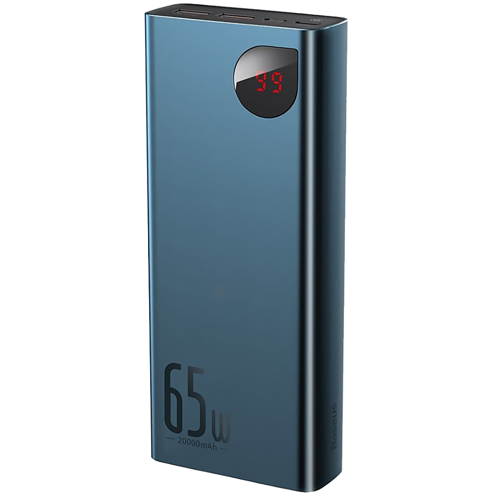Внешний аккумулятор Baseus Adaman 20000mAh 65W Синий 