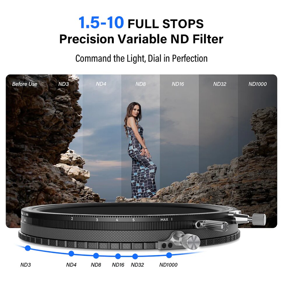

Светофильтр H&Y RevoRing Mark II ND3-1000/CPL 67-82мм